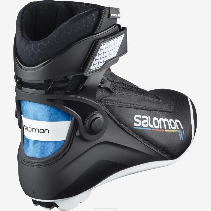 T8841471 Salomon fekete-folyamatkék unisex korcsolyázás|klasszikus nordic boots r/ black-process blue