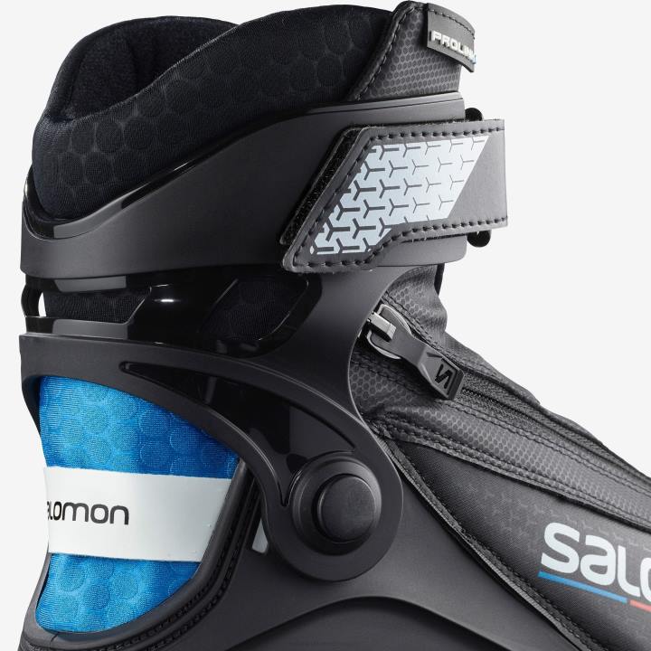 T8841471 Salomon fekete-folyamatkék unisex korcsolyázás|klasszikus nordic boots r/ black-process blue