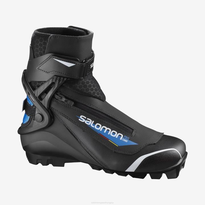 T8841473 Salomon sötét sötétkék-fekete folyamatkék uniszex korcsolyázás|klasszikus nordic boots pro combi pilot process blue