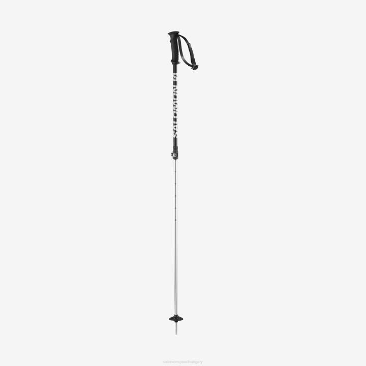 T8842019 Salomon alumínium-met ezüst-fekete unisex alpesi botok bérelhető teleszkópos alumínium-met ezüst-fekete
