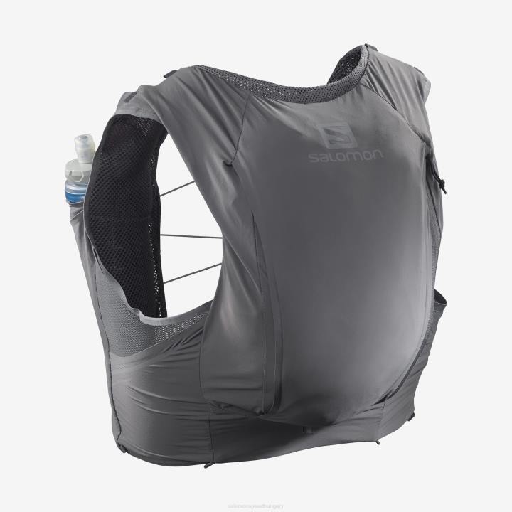 T8841036 Salomon csendes árnyék-ébenfa uniszex futómellény lombikkal, benne sense pro 10 csendes ébenfa