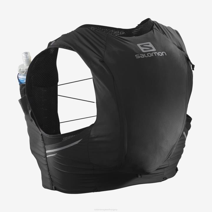 T8841038 Salomon fekete-ébenfa uniszex futómellény lombikkal, benne sense pro 10 fekete-ében