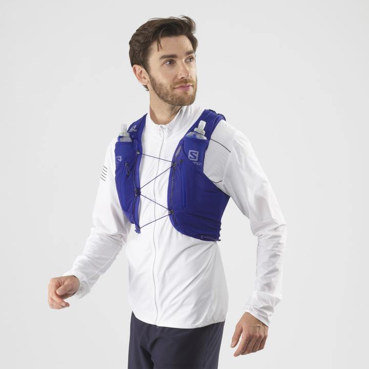 T8841041 Salomon klematisz kék-ébenfa uniszex futómellény lombikkal együtt adv skin 12 clematis blue-ébenony