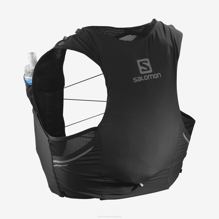 T8841045 Salomon fekete-ébenfa uniszex futómellény lombikkal, benne sense pro 5 fekete-ébenfa