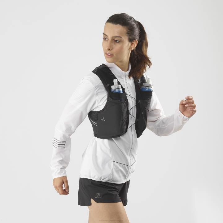 T8841045 Salomon fekete-ébenfa uniszex futómellény lombikkal, benne sense pro 5 fekete-ébenfa
