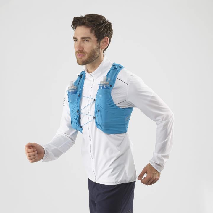 T8841046 Salomon hawaii óceán-fekete uniszex futómellény lombikkal, benne sense pro 5 hawaii óceán-fekete