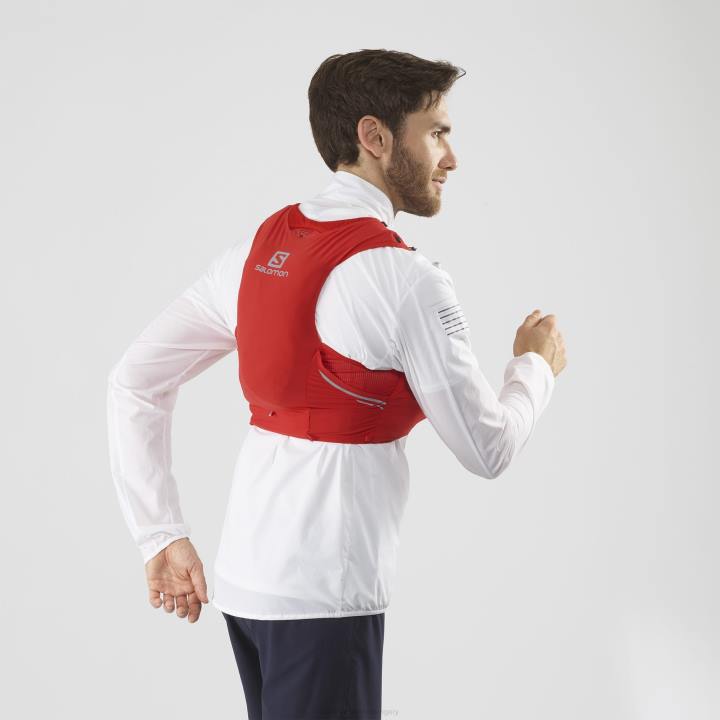 T8841047 Salomon goji bogyó-fekete uniszex futómellény lombikkal, benne sense pro 5 goji bogyó-fekete