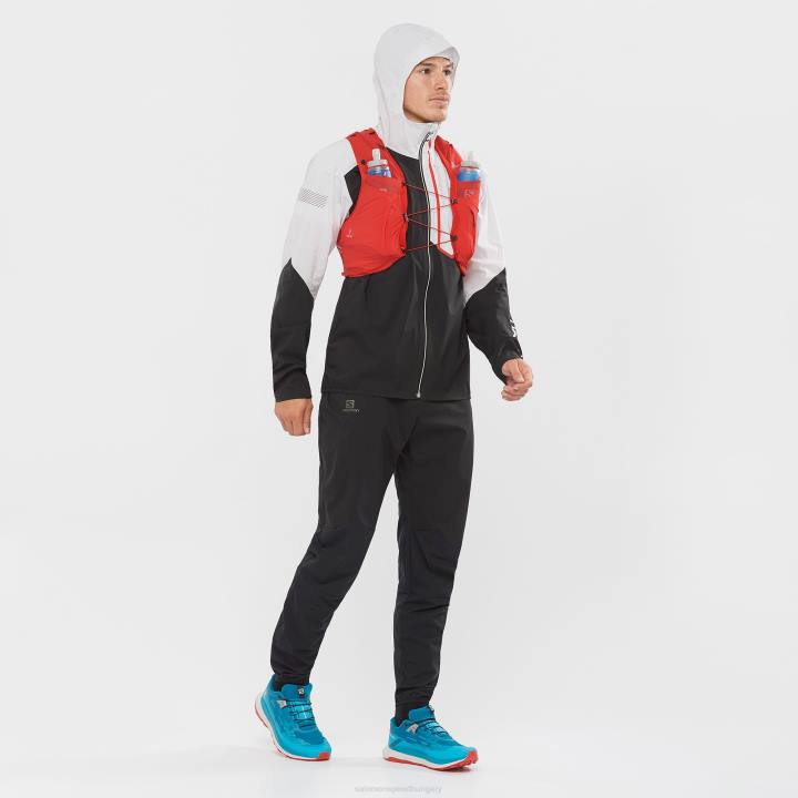 T8841047 Salomon goji bogyó-fekete uniszex futómellény lombikkal, benne sense pro 5 goji bogyó-fekete