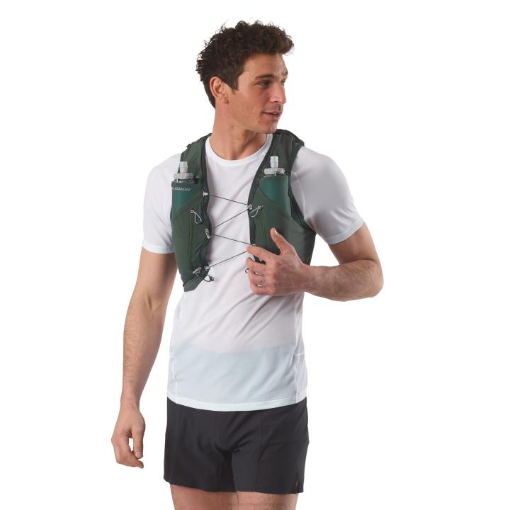 T8841049 Salomon zöld oromzat unisex futómellény lombikkal adv skin 12 zöld oromzattal