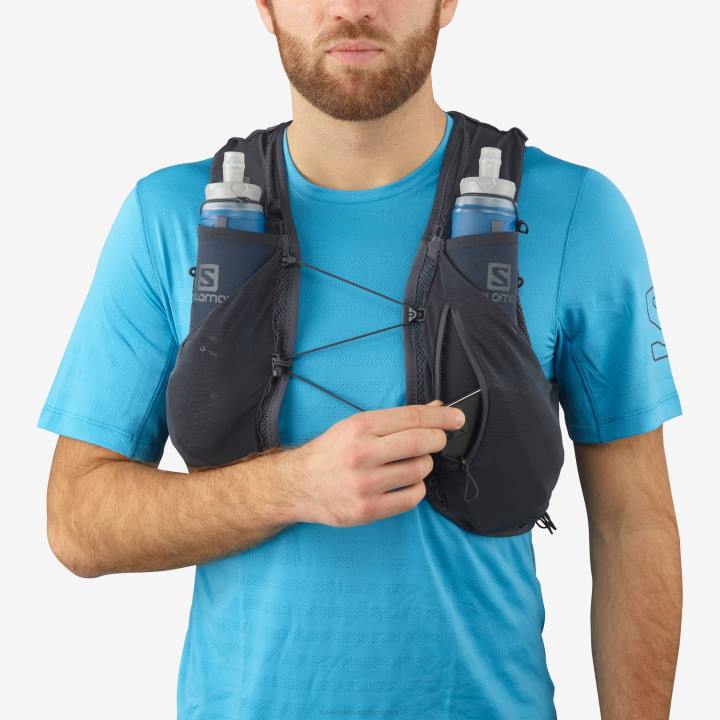 T8841052 Salomon ébenfa unisex futómellény lombikkal együtt adv skin 5 ébenfa