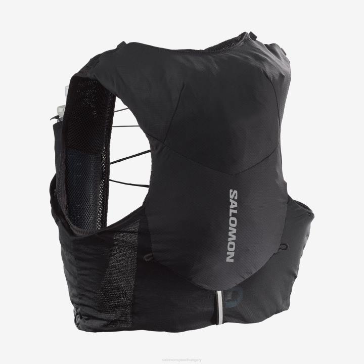 T8841055 Salomon fekete-ébenfa unisex futómellény lombikkal együtt adv skin 5 fekete-ében