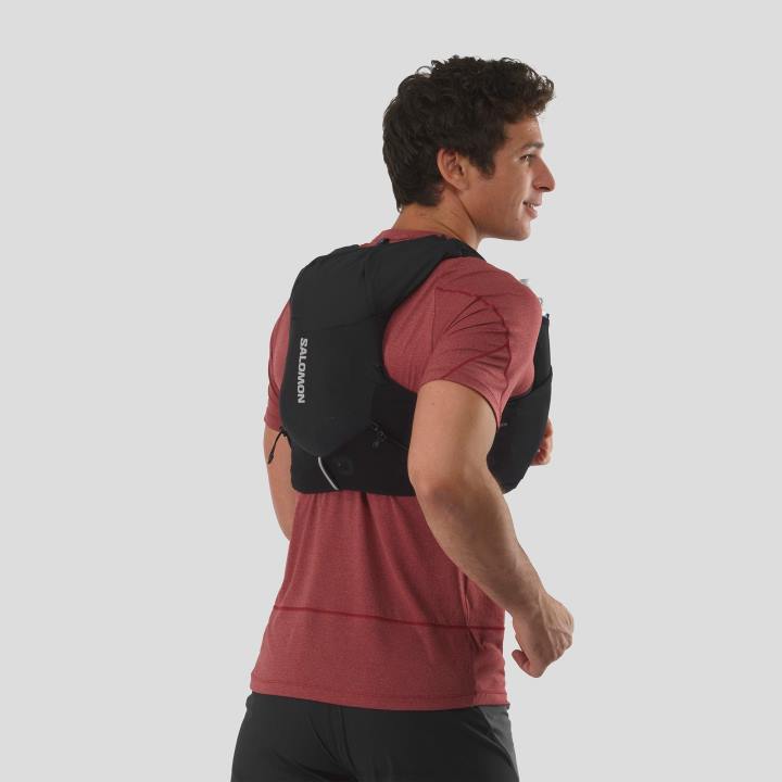 T8841055 Salomon fekete-ébenfa unisex futómellény lombikkal együtt adv skin 5 fekete-ében