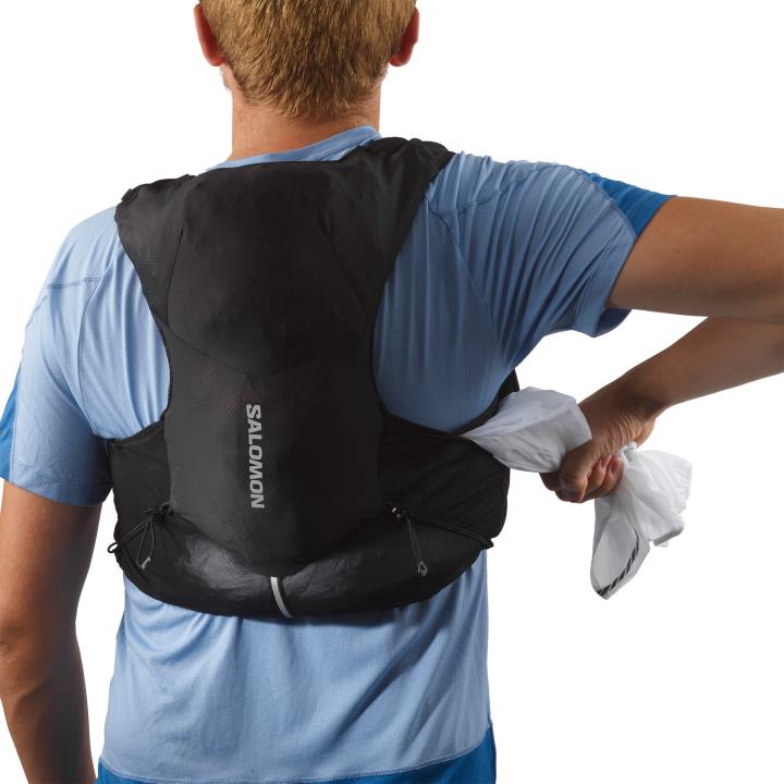 T8841055 Salomon fekete-ébenfa unisex futómellény lombikkal együtt adv skin 5 fekete-ében