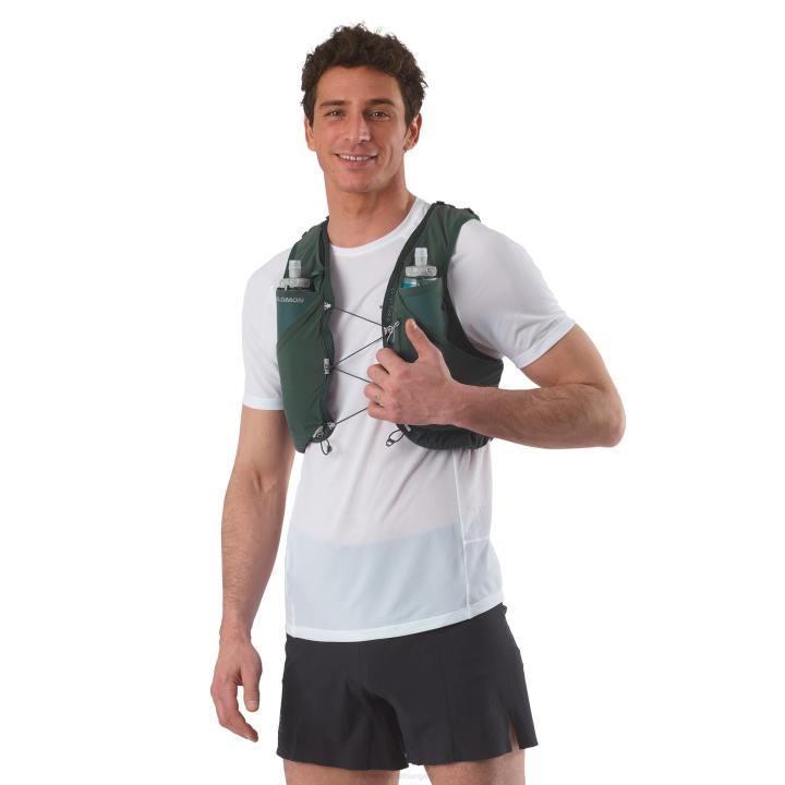 T8841057 Salomon zöld oromzat unisex futómellény lombikkal adv skin 5 zöld oromzattal