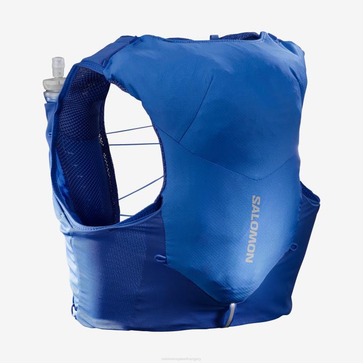 T8841058 Salomon tengeri kék-ében-fehér unisex futómellény lombikkal adv skin 5 tengeri kék-ében-fehér