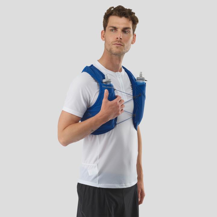 T8841058 Salomon tengeri kék-ében-fehér unisex futómellény lombikkal adv skin 5 tengeri kék-ében-fehér