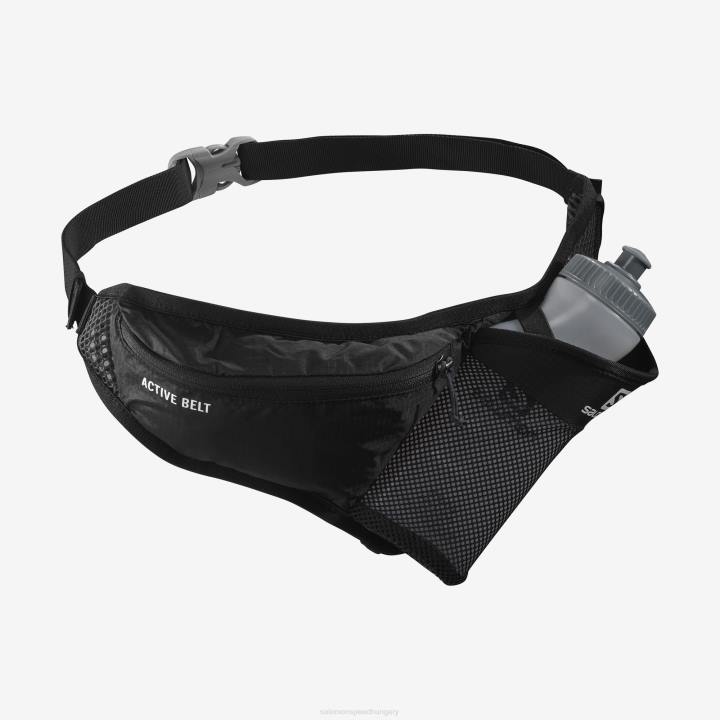T8841080 Salomon fekete-ébenfa uniszex öv 3D palackkal, aktív fekete-ébenfával