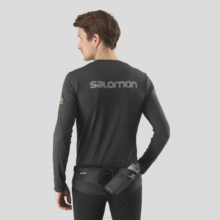 T8841080 Salomon fekete-ébenfa uniszex öv 3D palackkal, aktív fekete-ébenfával