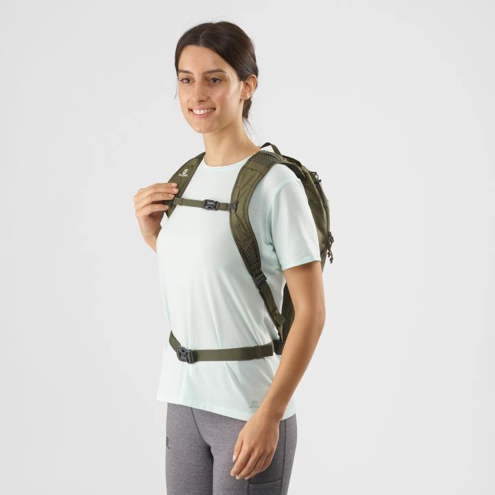 T8841099 Salomon martini olíva-olíva éjszakai ébenfa unisex mindennapi táska úttörő 10 martini olíva-olíva éjszakai ébenfa