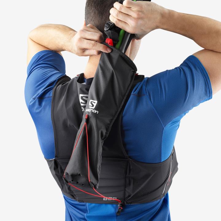 T8841133 Salomon fekete unisex kiegészítők egyedi tegez fekete