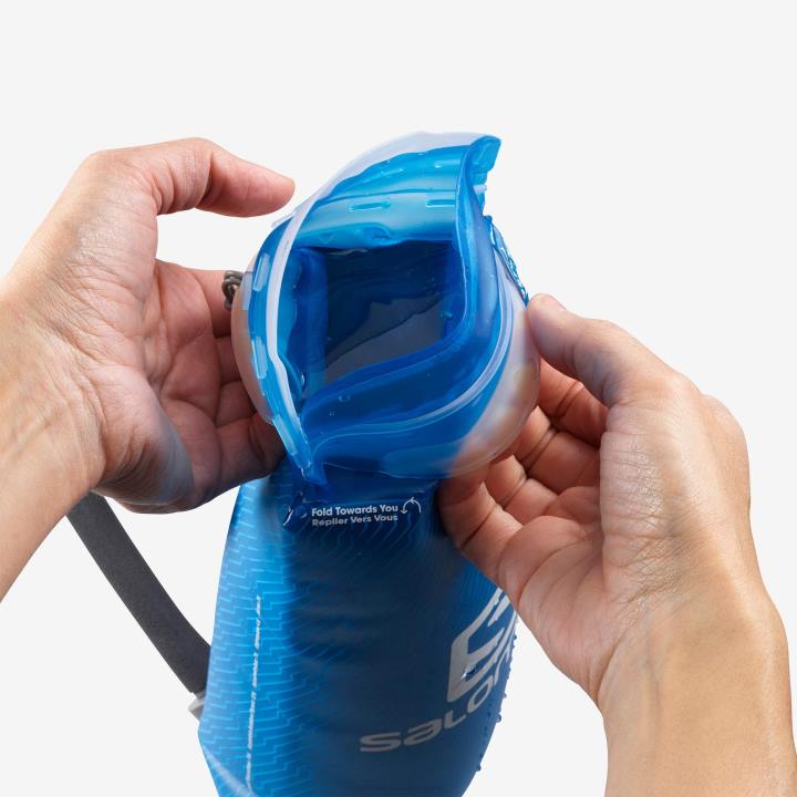 T8841107 Salomon tiszta kék unisex hidratáló kiegészítők puha tartály 1,6l szigetelt tiszta kék