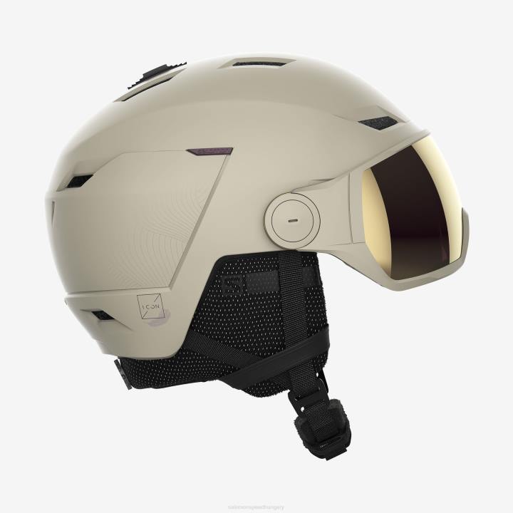 T8841290 Salomon esős nap unisex sisak ikon lt visor sigma bézs esős napon
