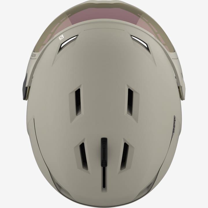 T8841290 Salomon esős nap unisex sisak ikon lt visor sigma bézs esős napon
