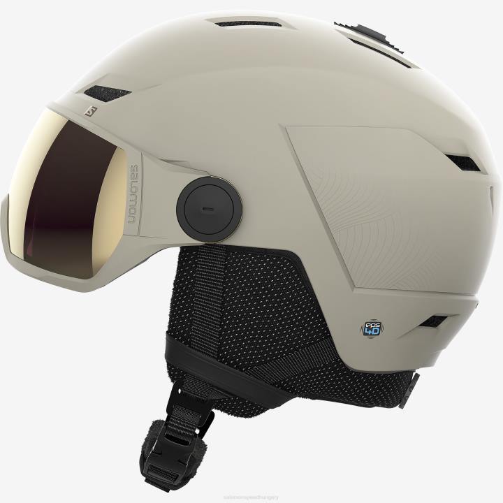 T8841290 Salomon esős nap unisex sisak ikon lt visor sigma bézs esős napon