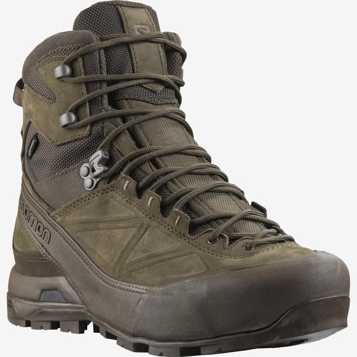 T8842130 Salomon földbarna férfi erők cipő x alp gore-tex forces föld barna
