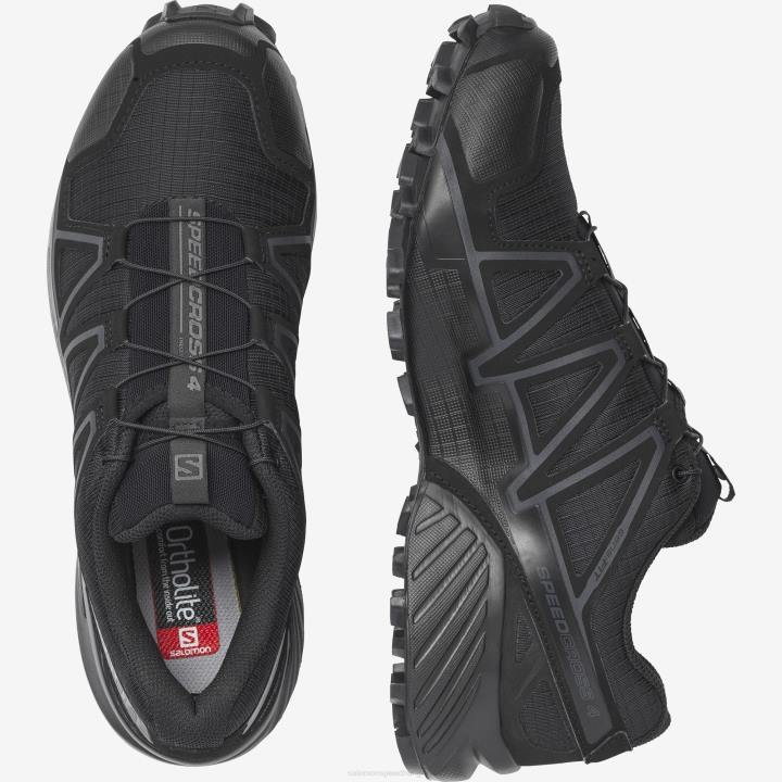 T8842132 Salomon fekete Farkas férfi forces cipő speedcross 4 széles forces black-wolf