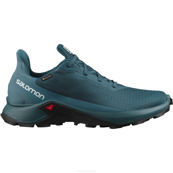 T8842074 Salomon kék-tőkés réce kék-éji égbolt férfi nyomvonal futócipő alphacross 3 gore-tex kék-tőkés kacsa kék