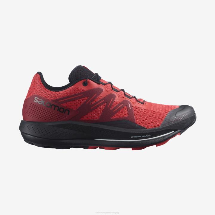 T8842796 Salomon mákpiros/biciklipiros/fekete pulsar trail mens mák piros kerékpározás piros fekete