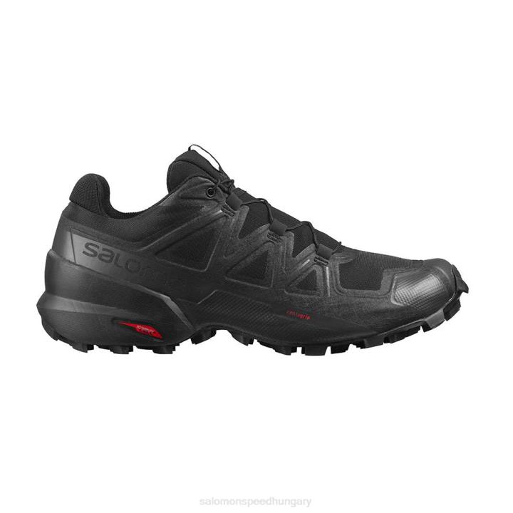 T8843018 Salomon fekete-fantom speedcross 5 trail futócipő fekete-fekete-fantom