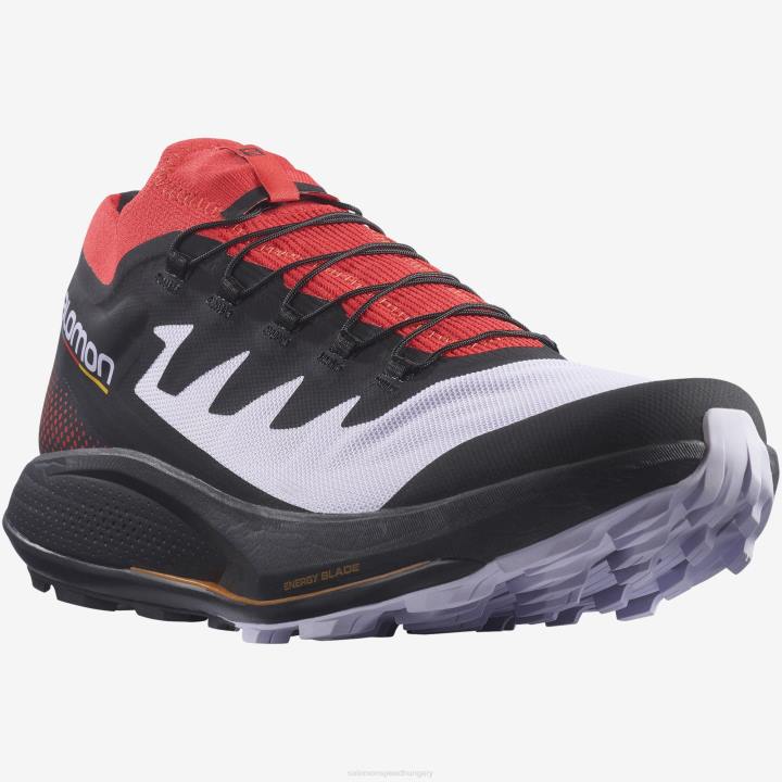 T884400 Salomon lila hanga/mákpiros/fekete pulsar trail pro mens lila hanga