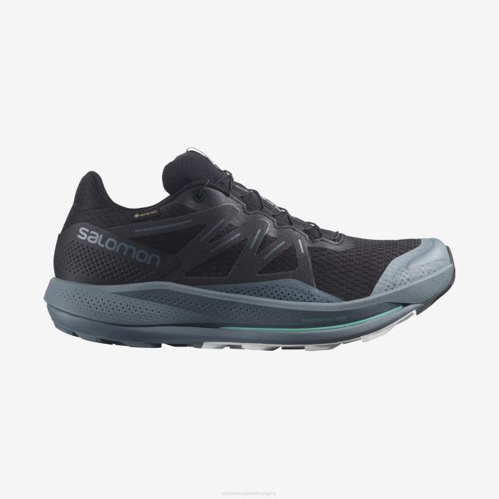 T884402 Salomon fekete/viharos időjárás/mentalevél pulsar trail gtx férfi fekete