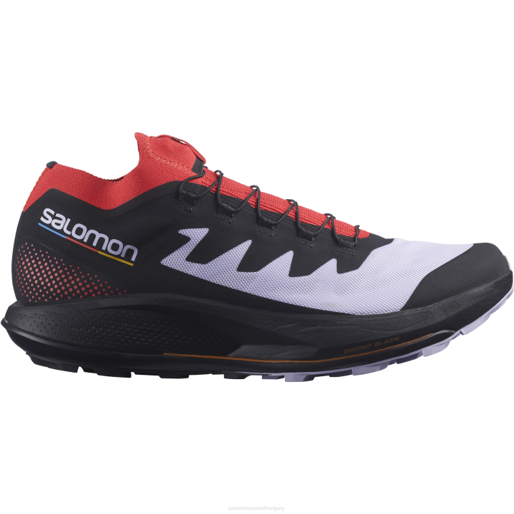 T884665 Salomon lila hanga-mákos piros-fekete férfi trail futócipő pulsar trail pro lila hangafekete