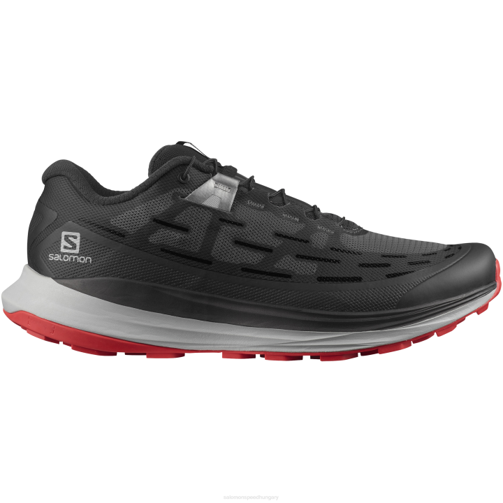 T884672 Salomon fekete-ötvözet-goji bogyó férfi trail futócipő ultra glide fekete-ötvözet-goji bogyó