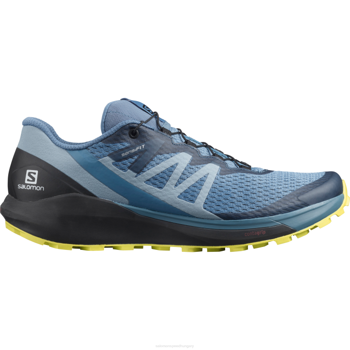T884674 Salomon kék-fekete ligetszépe férfi trail futócipő sense ride 4 kék-fekete ligetszépe