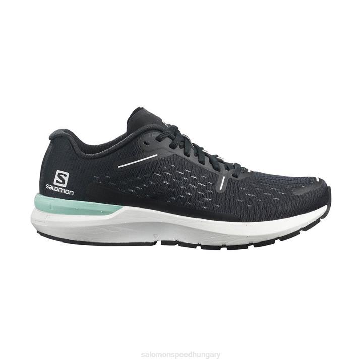 T8843038 Salomon fekete-fehér sonic 4 egyensúly országúti futócipő fekete-wht-black