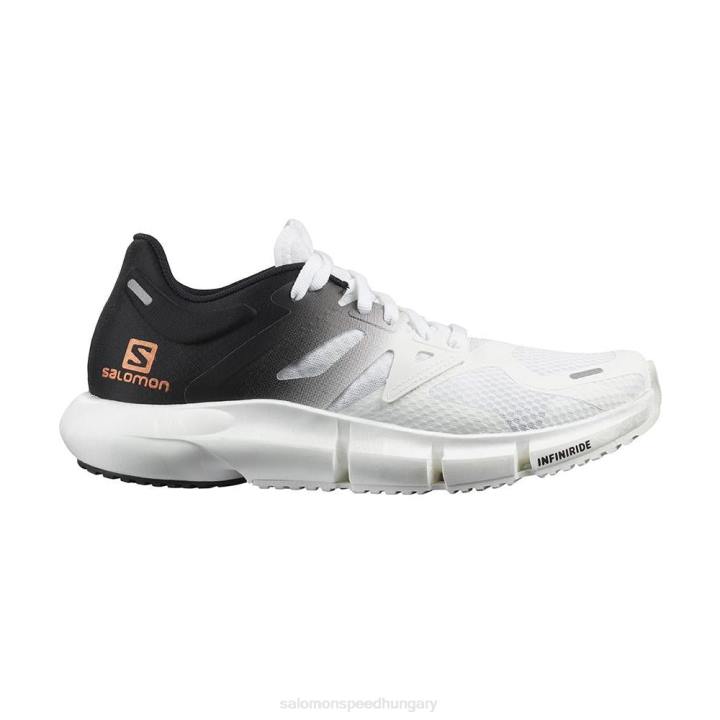 T8843041 Salomon fekete-fehér jósolni 2 országúti futócipőt wht-black-wht