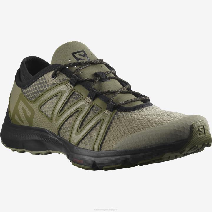 T884430 Salomon vetiver/olíva éjszaka/fekete crossamphibian swift 2 cipős férfi vetiver