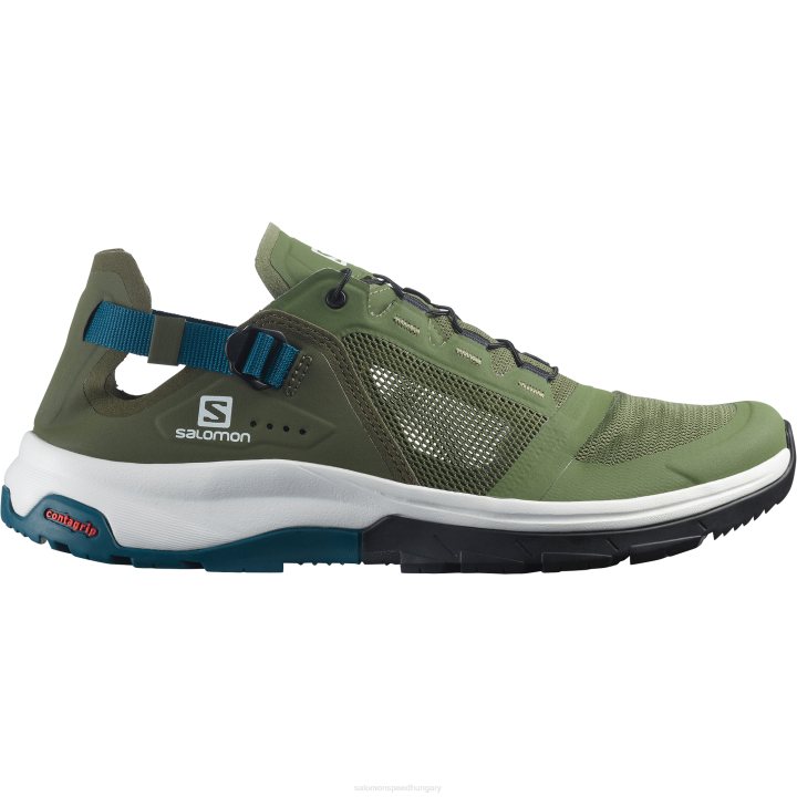 T884776 Salomon olivin-olíva éjszakai légió kék férfi szandál tech amphib 4 olivin-olive night-legion kék