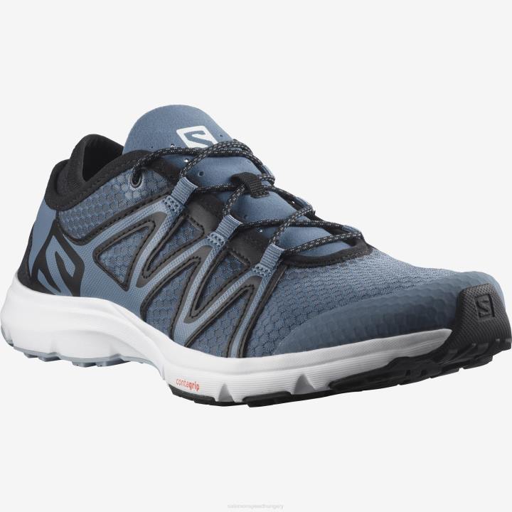 T884780 Salomon copen kék-fekete-hamvaskék férfi túracipő crossamphibian swift 2 copen blue-black-ashley blue