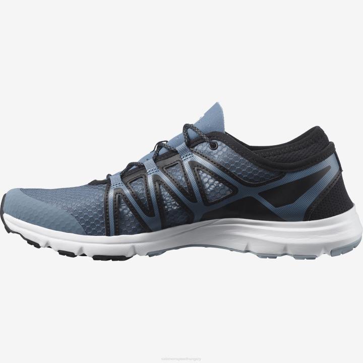 T884780 Salomon copen kék-fekete-hamvaskék férfi túracipő crossamphibian swift 2 copen blue-black-ashley blue