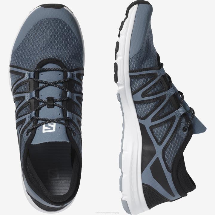 T884780 Salomon copen kék-fekete-hamvaskék férfi túracipő crossamphibian swift 2 copen blue-black-ashley blue