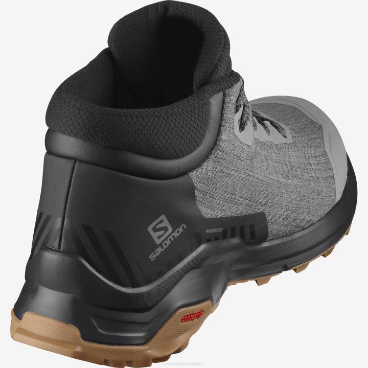 T884786 Salomon csendes árnyék-fekete-gum1a férfi téli csizma x felfed chukka climasalomon vízálló csendes árnyék-gum1a
