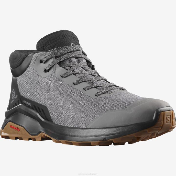 T884786 Salomon csendes árnyék-fekete-gum1a férfi téli csizma x felfed chukka climasalomon vízálló csendes árnyék-gum1a