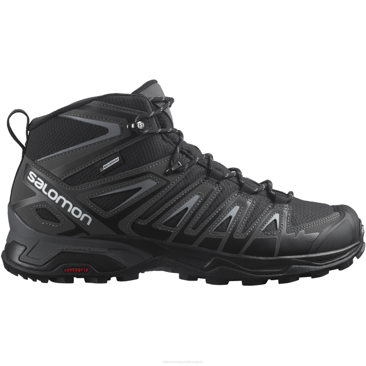 T8842055 Salomon fekete-mágnes-emlékmű férfi túrabakancs x ultra pioneer mid climasalomon vízálló fekete