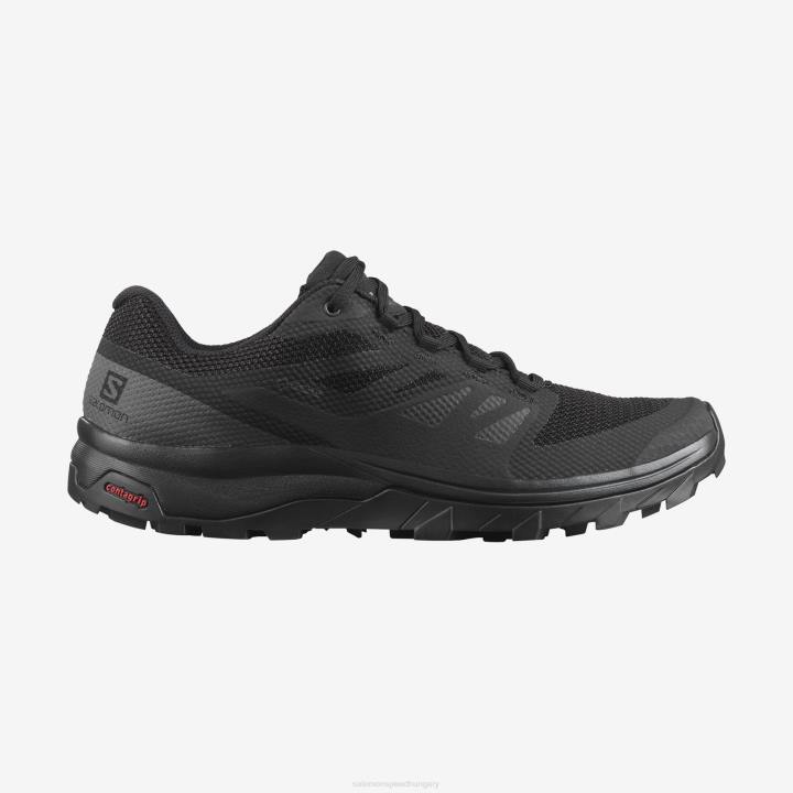 T8842250 Salomon fekete-fantom-mágnes férfi túracipő körvonala gore-tex fekete-fantom-mágnes