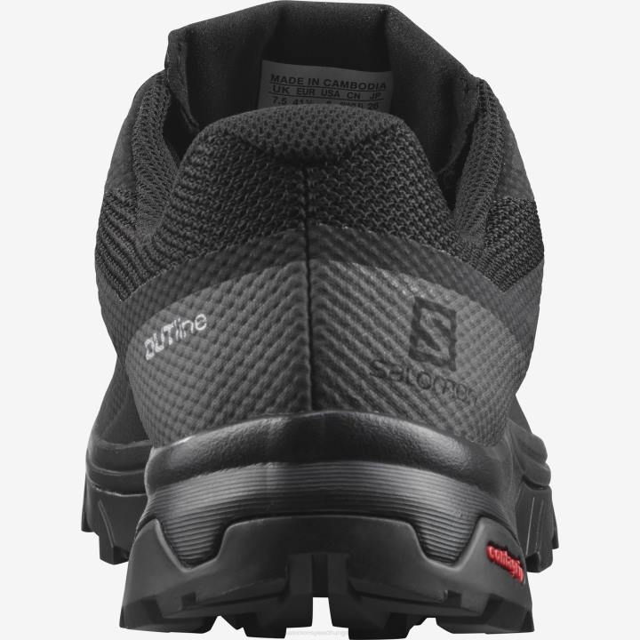 T8842250 Salomon fekete-fantom-mágnes férfi túracipő körvonala gore-tex fekete-fantom-mágnes